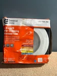 Commercial Electric Dimmable Recessed Led Light Metal 65W 1002936204. Fixed Price $6.49.