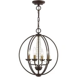 Livex Lighting 4091407 Arabella Globe Convertible Chandelier/semiflush. Fixed Price $91.79.