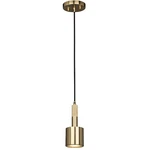 Dainolite Rhoswen 1LT Pendant, Brass/frosted RHS-1P-AGB. Fixed Price $140.00.