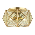 Jonathan Lighting JYL9927 Violet 13"W Led Flush Mount - Gold. Fixed Price $157.86.
