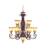 Livex Lighting Villa Verona Chandelier, Bronze 8579-63. Fixed Price $2149.96.