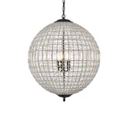 Elegant Lighting 1205D24/RC Olivia 24"W Crystal Globe - Bronze. Fixed Price $1024.00.
