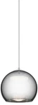 Elan Lighting Rendo 7 3/4" Modern Chrome And Glass Led Mini Pendant. Fixed Price $247.99.