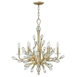 Fredrick Ramond Eve Light Chandelier 1 Tier, Champagne Gold - FR46806CPG. Fixed Price $1826.65.