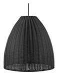 Hampton Bay Hemmens 16 In. 1-LIGHT Black Outdoor Hanging Pendant. Fixed Price $40.00.