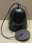 Rejevantion Haleigh 8" Cord Pendant, Metal Shade, Gloss Black W/ White Interior. Fixed Price $35.00.