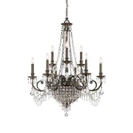 Crystorama Vanderbilt 12 Light Bronze Chandelier 5168-EB-CL-MWP. Fixed Price $2109.99.