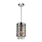 Cwi Bubbles 1 Light Drum Shade Mini Pendant, Stainless Steel 5536P6ST-R. Fixed Price $70.00.