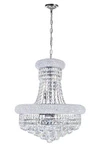 Chrome Eight Light Chandelier From The Empire Collection. Fixed Price $522.00.