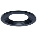 Satco S21653 - 6" Round Trim For Led Black Indoor Commercial Downlight (10 Pk). Fixed Price $123.99.