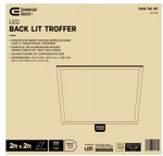 Commercial Electric 2FT X White Led Flat Panel Troffer. Fixed Price $66.99.