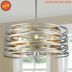 Round Metal Chandelier Modern Farmhouse Dining Room Lights For Hallway Kitchen. Fixed Price $240.88.