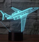 3D Led Illusion Airplane Jet Usb 7 Color Night Light Lamp Bedroom. Fixed Price $8.95.