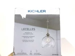 Kichler 82393 Lecelles 1-LIGHT Polished Nickel Indoor Pendant With Clear Glass. Fixed Price $59.99.