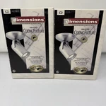 Pair Of Hampton Bay Dimensions Designer Lighting Halogen Ceiling Fixtures C2. Fixed Price $60.00.