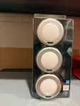 Commercial Electric 3-PACK Led Slim Puck Light Kit Dimmable Motion Sensor Silver. Fixed Price $24.00.