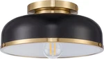 Kudos 12 Inch Semi Flush Mount Ceiling Light, 1-LIGHT Drum Black. Fixed Price $95.99.