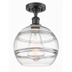 Innovations Lighting 516-1C-13-10 Rochester Semi-flush Black. Fixed Price $268.40.