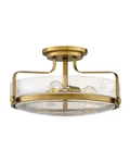 Hinkley Lighting 3643-CS Harper 18"W Semi-flush Ceiling Brass. Fixed Price $466.65.