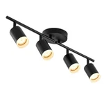 Bojim Flexible Led Track Lighting, 4-LIGHT Black Fixtures Ceil.... Fixed Price $54.37.