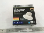 New Commercial Electric 4" Led Color Changing Recessed Trim 2700K - 5000K. Fixed Price $18.90.
