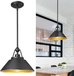 Barn Pendant Fixture, Hwh 1-LIGHT Hanging Lighting 12-INCH, Industrial. Fixed Price $94.99.