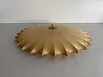 Gorgeous Cocoon Large Flush Mount Ceiling Lamp By Goldkant, 1960S, Germany. Fixed Price $6000.00.