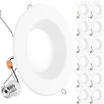 Sunco 12 Pack Retrofit Led Recessed Lighting 6 Inch - 5000K, Daylight. Fixed Price $93.49.
