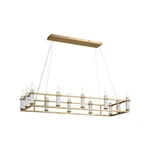Kichler 52492 Rosalind 12 Light 49"W Crystal Candle Style - Brushed Natural. Fixed Price $1851.99.