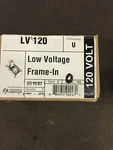 Lithonia LV120 Low Voltage Frame-in Step Down TRANSFORMER,921637 * Nib. Fixed Price $36.99.