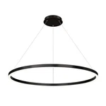 Eurofase Spunto Medium 47" Round Led Chandelier, Matte Black/opal 31472-021. Fixed Price $2110.00.
