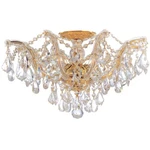 Crystorama Maria Theresa 5 Lt Clr Semi-flsh Ii, Hand Cut 4437-GD-CL-MWP. Fixed Price $598.00.