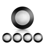 Ecoeler 4 Inch Black Led Disk Light, Dimmable Flush Mount 3000K Warm White. Fixed Price $34.52.