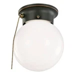 Design House Globe Stainless Steel Ceiling Light With Pull Chain Bronze. Fixed Price $38.91.