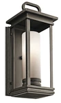 Kichler 49475RZ South Hope 1-LIGHT 17.75" Outdoor Medium Wall In Rubbed Bronze. Fixed Price $299.99.