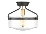 Bellevue SH60011 Light 13"W Semi-flush Bowl Ceiling Fixture Oiled Rubbed. Fixed Price $238.00.