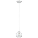 George Kovacs Exposed 1-LIGHT Chrome Mini Pendant, Tinted Smoked Glass P1840-077. Fixed Price $30.99.