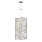 Fredrick Ramond Farrah 9 Light Interior Hanging Drum, Silver Leaf - FR33108SLF. Fixed Price $609.99.