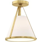 Crystorama FUL-900-GA Ceiling Fulton Semi-flush Mount Antique Gold. Fixed Price $248.00.