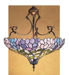 Meyda Tiffany 30450 Bronze Mahogany 3-LIGHT 20"W Pendant With Handmade Shade. Fixed Price $1021.20.