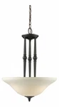 Z-lite Clayton Bronze Light Pendant/chandelier Antique Ivory Glass Orig $393. Fixed Price $95.99.