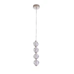 Craftmade Jackie Light Pendant, Nickel/clear/frosted 59490-PLN-LED. Fixed Price $446.40.