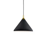 Kuzco Dorothy Light 14" Pendant, Black/gold Detail 492814-BK-GD. Fixed Price $178.00.