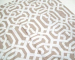 Pottery Barn Light Brown Terri Trellis Cotton Standard Pillow Cover Sham. Fixed Price $17.50.