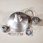 Hi-lite Mfg Indoor-outdoor 16" Galvanized Steel 38W Led Pendant Canopy Light New. Fixed Price $199.97.