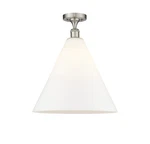 Innovations Lighting 516-1C-19-16 Berkshire Semi-flush White. Fixed Price $343.20.