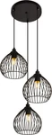 Elegant Lighting LDPD2095 Black Sayer 3-LIGHT 16"W Pendant With Aluminum Shades. Fixed Price $132.00.