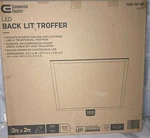 (1) New Commercial Electric 2' X Led Back Lit Troffer Light, 3000 Lumens. Fixed Price $32.29.