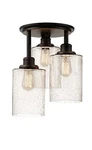 Globe Electric 65904 Semi-flush Mount Ceiling Light Oil-rubbed Bronze. Fixed Price $42.49.