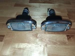 Set Of Glass With Chrome Bezels Park Lights For 1941 Chevrolet. Fixed Price $165.00.